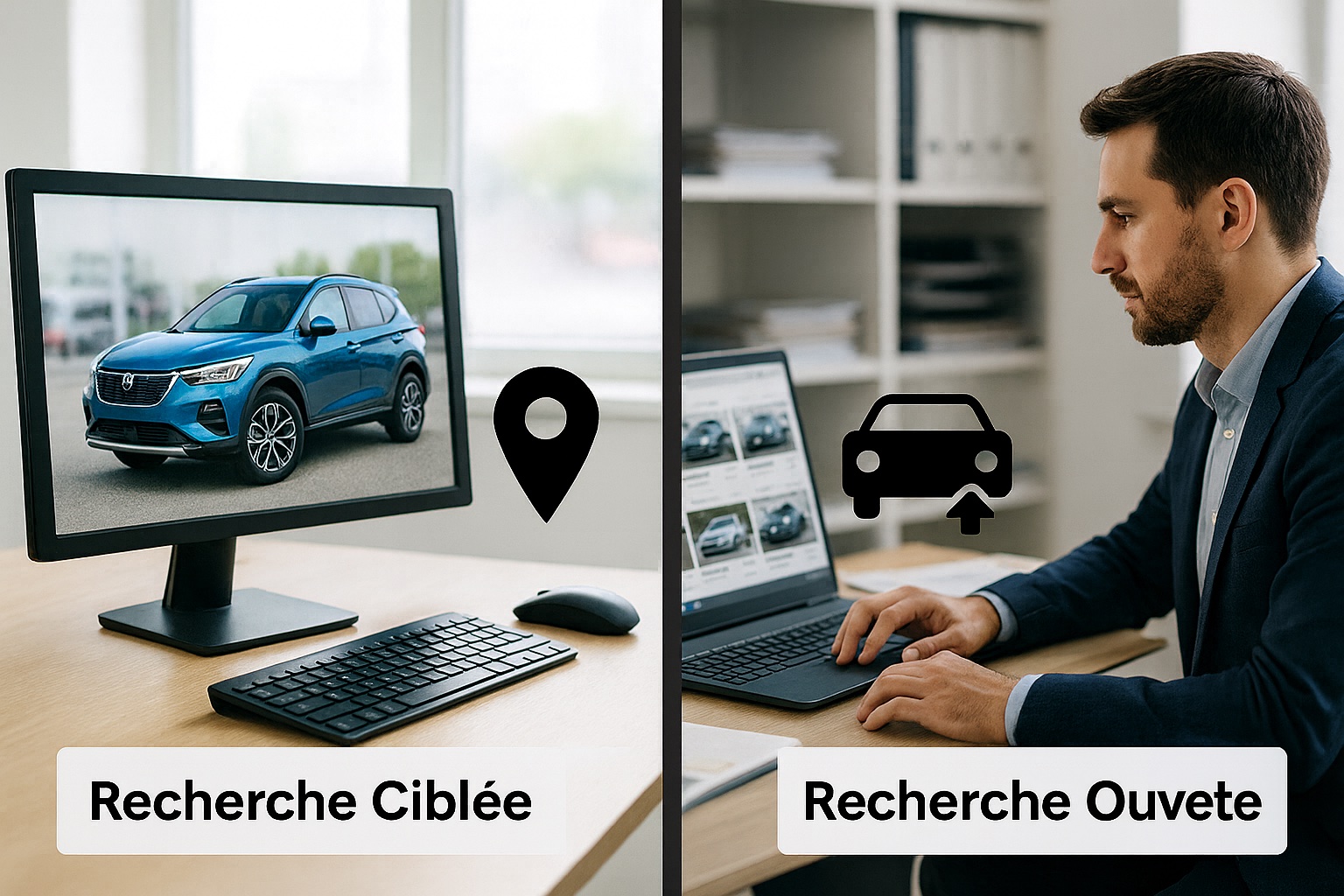 Rangée de véhicules d’occasion