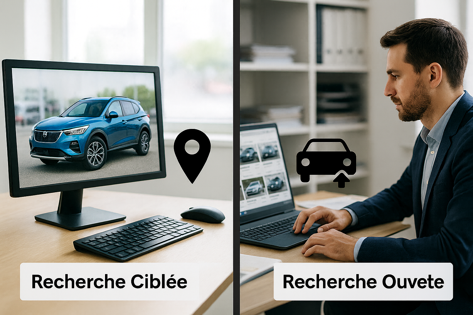 Rangée de véhicules d’occasion